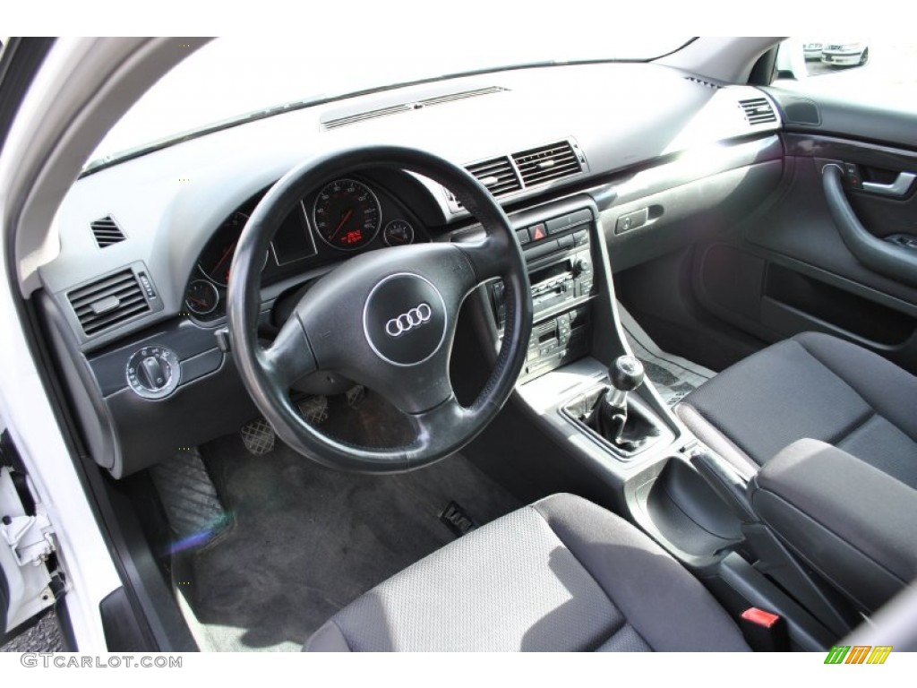 2003 A4 1.8T quattro Sedan - Polar White / Ebony photo #6