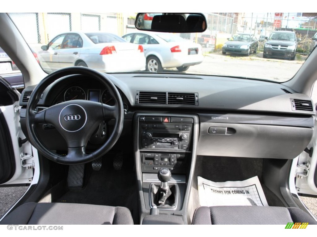 2003 A4 1.8T quattro Sedan - Polar White / Ebony photo #7