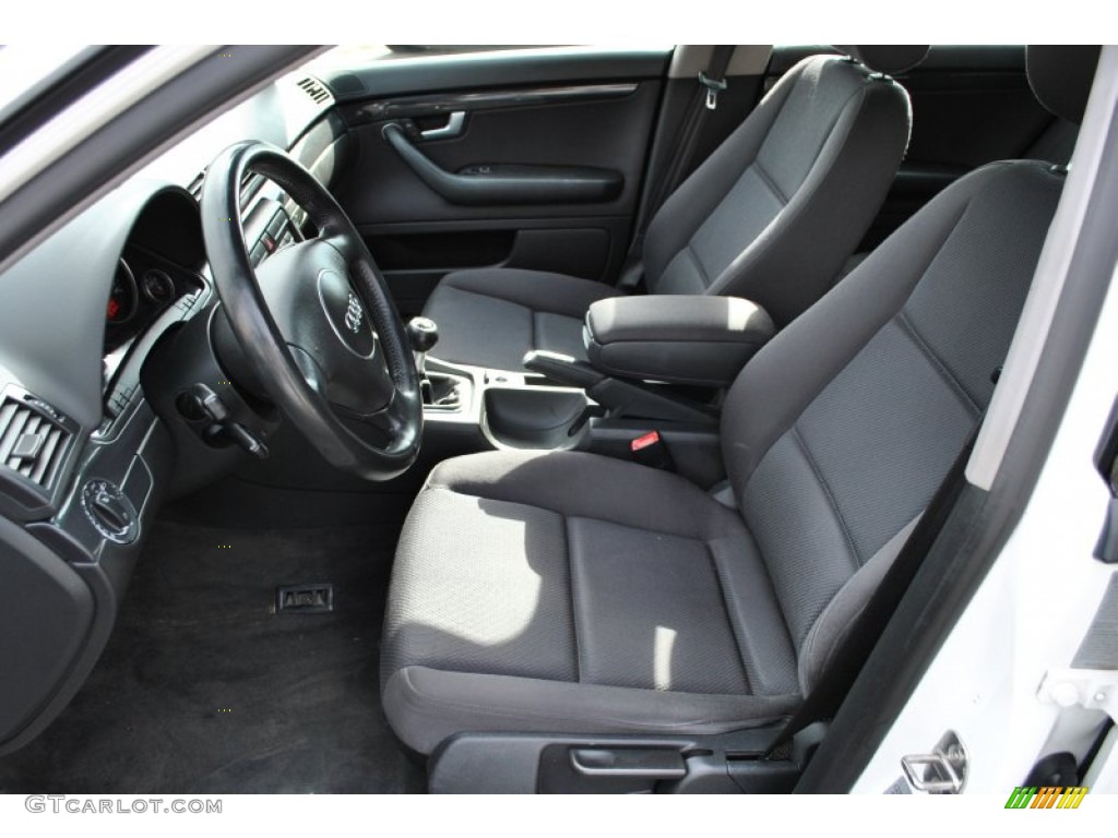 2003 A4 1.8T quattro Sedan - Polar White / Ebony photo #9