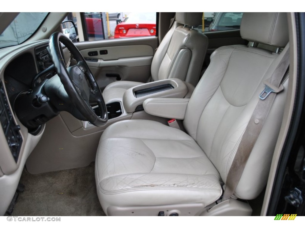 2003 Tahoe LT 4x4 - Black / Tan/Neutral photo #9