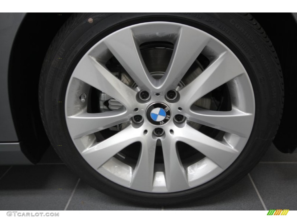 2012 3 Series 328i Coupe - Space Grey Metallic / Oyster/Black photo #5