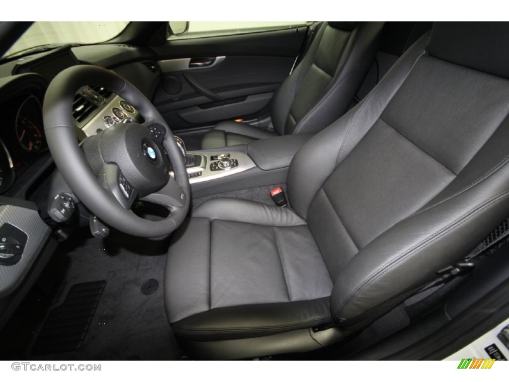Black Interior 2012 BMW Z4 sDrive35i Photo #57939849
