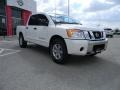 2012 Blizzard White Nissan Titan SV Crew Cab  photo #3