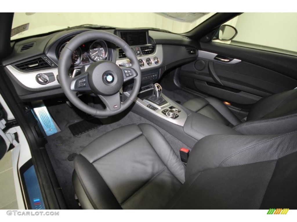 Black Interior 2012 BMW Z4 sDrive35i Photo #57939969