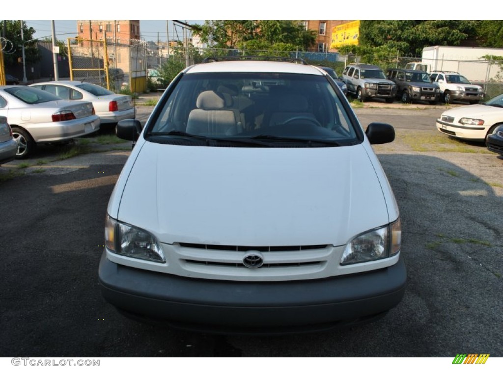 2000 Sienna LE - Super White / Gray photo #5