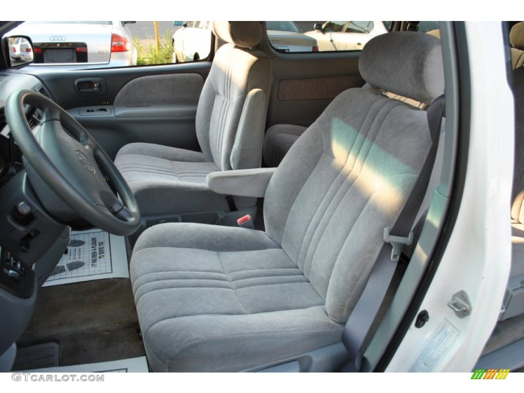 2000 Sienna LE - Super White / Gray photo #8