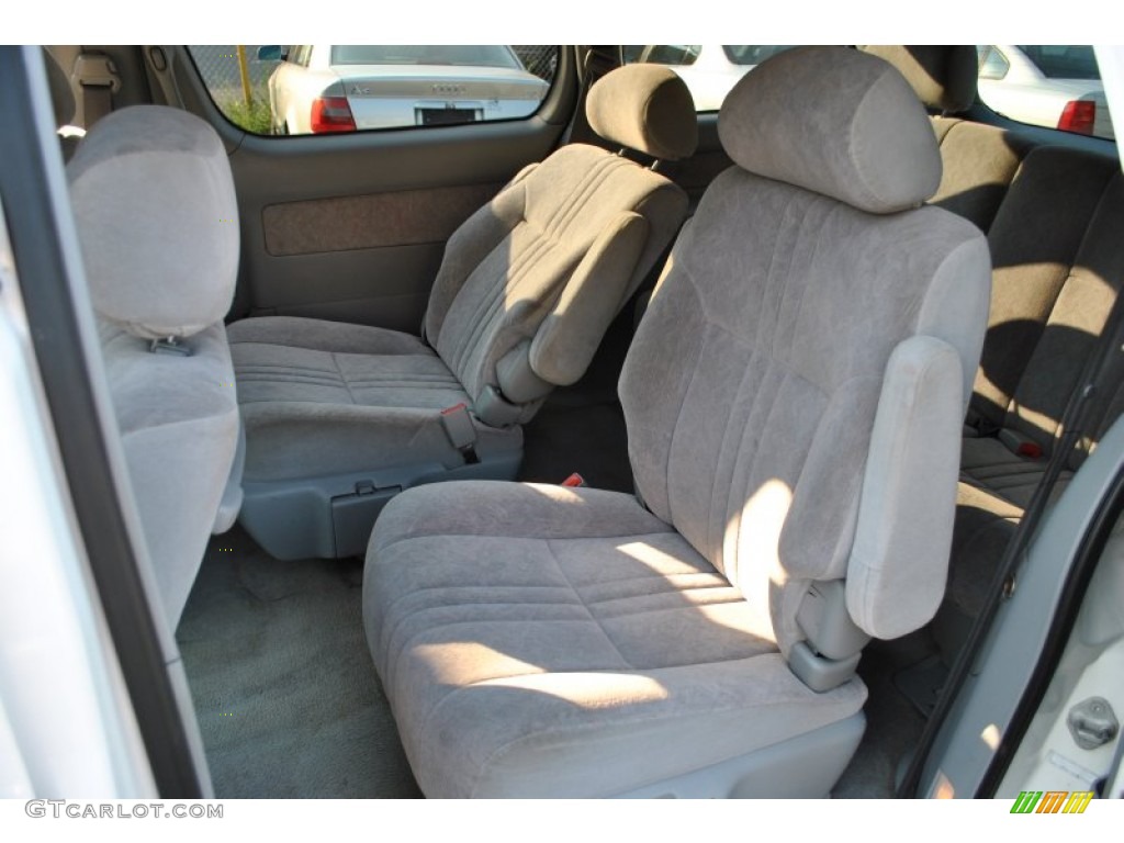 2000 Sienna LE - Super White / Gray photo #9