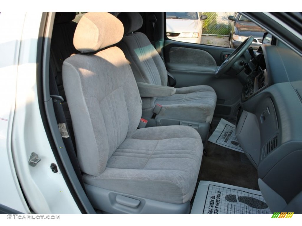 2000 Sienna LE - Super White / Gray photo #13