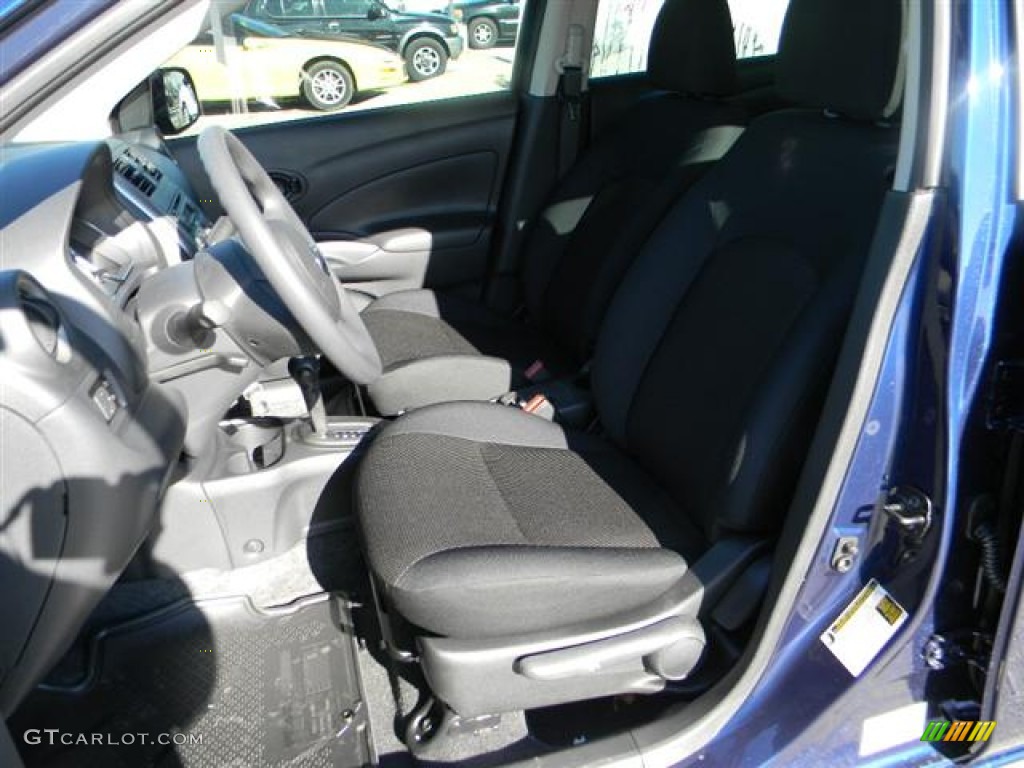 2012 Versa 1.6 SV Sedan - Blue Onyx Metallic / Charcoal photo #10