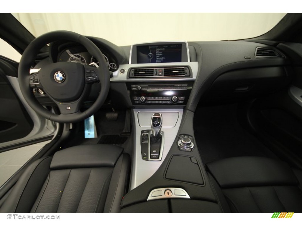 2012 BMW 6 Series 650i Coupe Black Nappa Leather Dashboard Photo #57940641