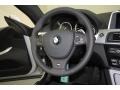 Black Nappa Leather Steering Wheel Photo for 2012 BMW 6 Series #57940650