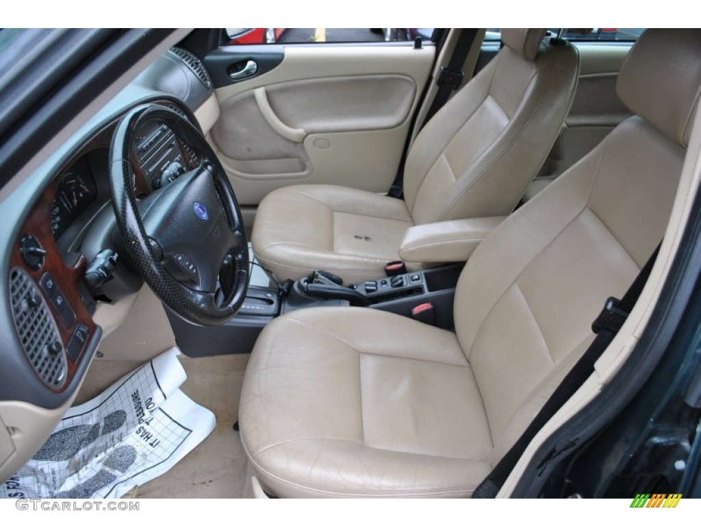 Warm Beige Interior 2000 Saab 9-3 SE Sedan Photo #57940653