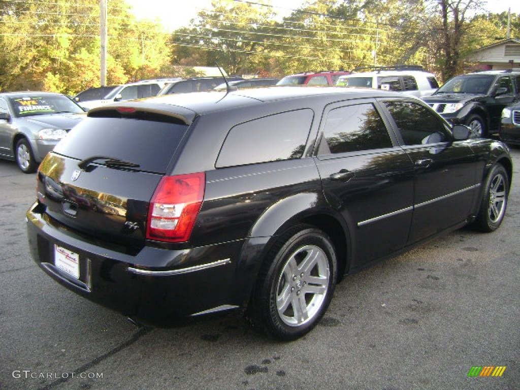 2008 Magnum R/T - Brilliant Black Crystal Pearl / Dark Slate Gray/Light Slate Gray photo #6