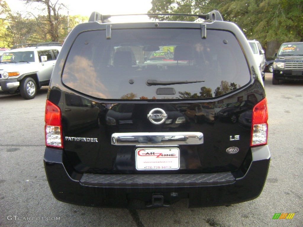 2005 Pathfinder LE - Super Black / Graphite photo #7