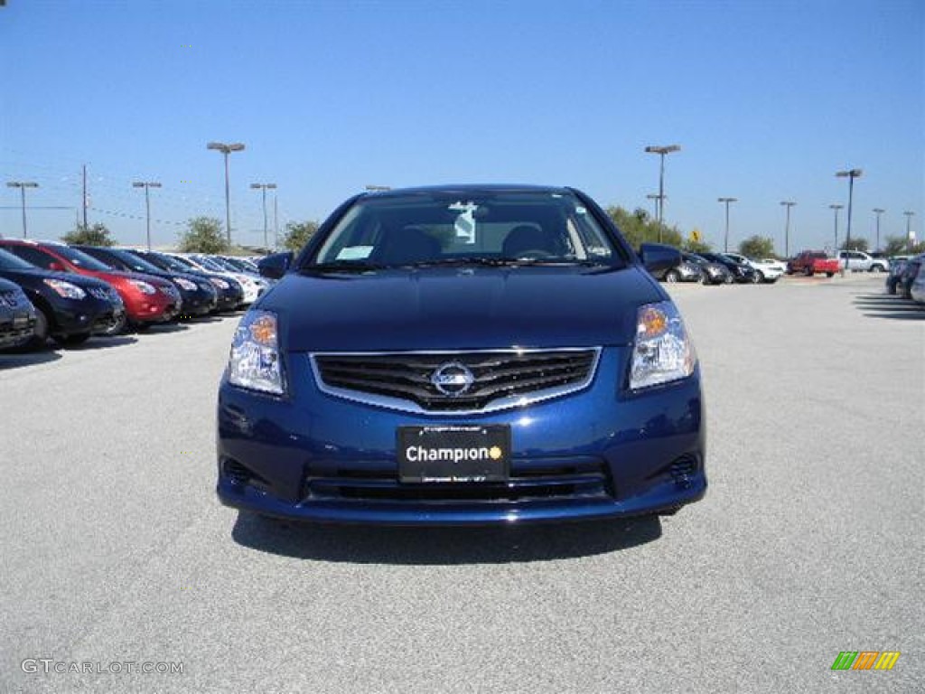 2012 Sentra 2.0 S - Blue Onyx / Charcoal photo #2
