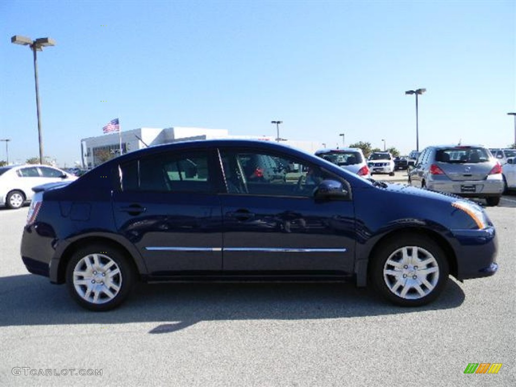 2012 Sentra 2.0 S - Blue Onyx / Charcoal photo #4