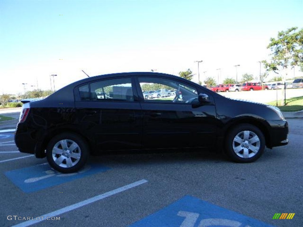 2012 Sentra 2.0 - Super Black / Charcoal photo #4