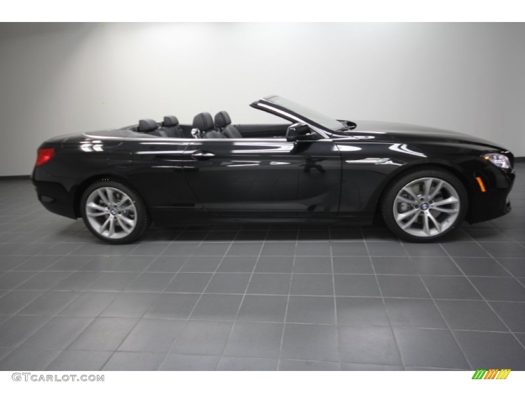 Black Sapphire Metallic 2012 BMW 6 Series 640i Convertible Exterior Photo #57941706