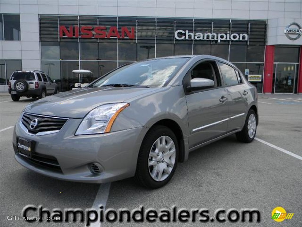 2012 Sentra 2.0 S - Magnetic Gray Metallic / Charcoal photo #1