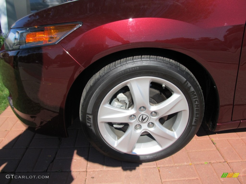 2010 TSX Sedan - Basque Red Pearl / Parchment photo #8