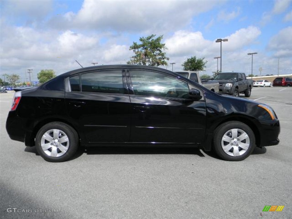2012 Sentra 2.0 - Super Black / Charcoal photo #3