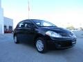 2012 Super Black Nissan Versa 1.8 S Hatchback  photo #3