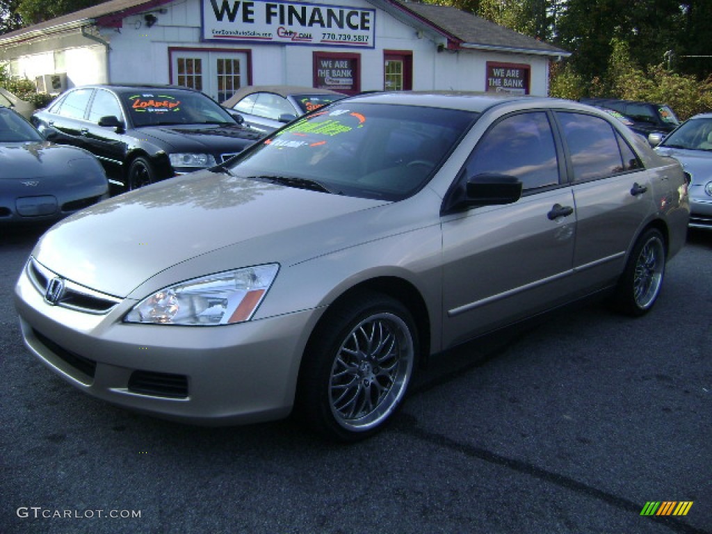 2007 Accord Value Package Sedan - Desert Mist Metallic / Ivory photo #1
