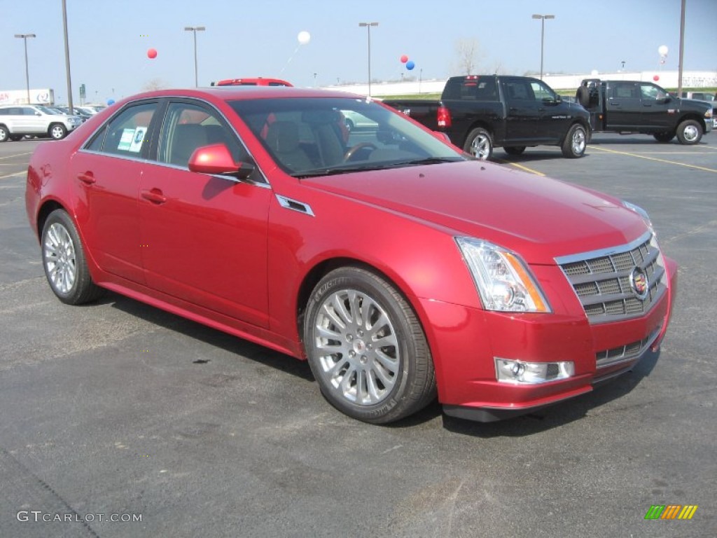 Crystal Red Tintcoat 2011 Cadillac CTS 3.6 Sedan Exterior Photo #57942741