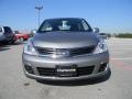 2012 Magnetic Gray Metallic Nissan Versa 1.8 S Hatchback  photo #2