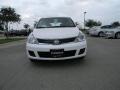 2012 Fresh Powder White Nissan Versa 1.8 S Hatchback  photo #2