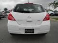 2012 Fresh Powder White Nissan Versa 1.8 S Hatchback  photo #5