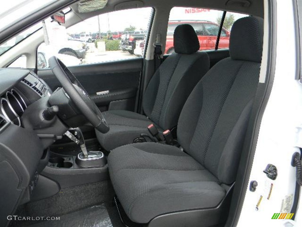 Charcoal Interior 2012 Nissan Versa 1.8 S Hatchback Photo #57943326