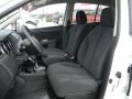 Charcoal 2012 Nissan Versa 1.8 S Hatchback Interior Color