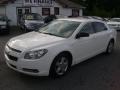 White - Malibu LS Sedan Photo No. 1