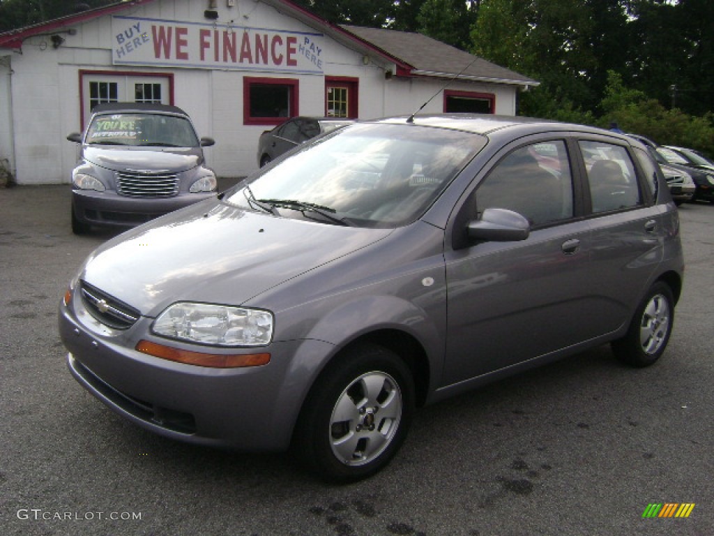 2006 Aveo LS Hatchback - Medium Gray / Charcoal photo #1