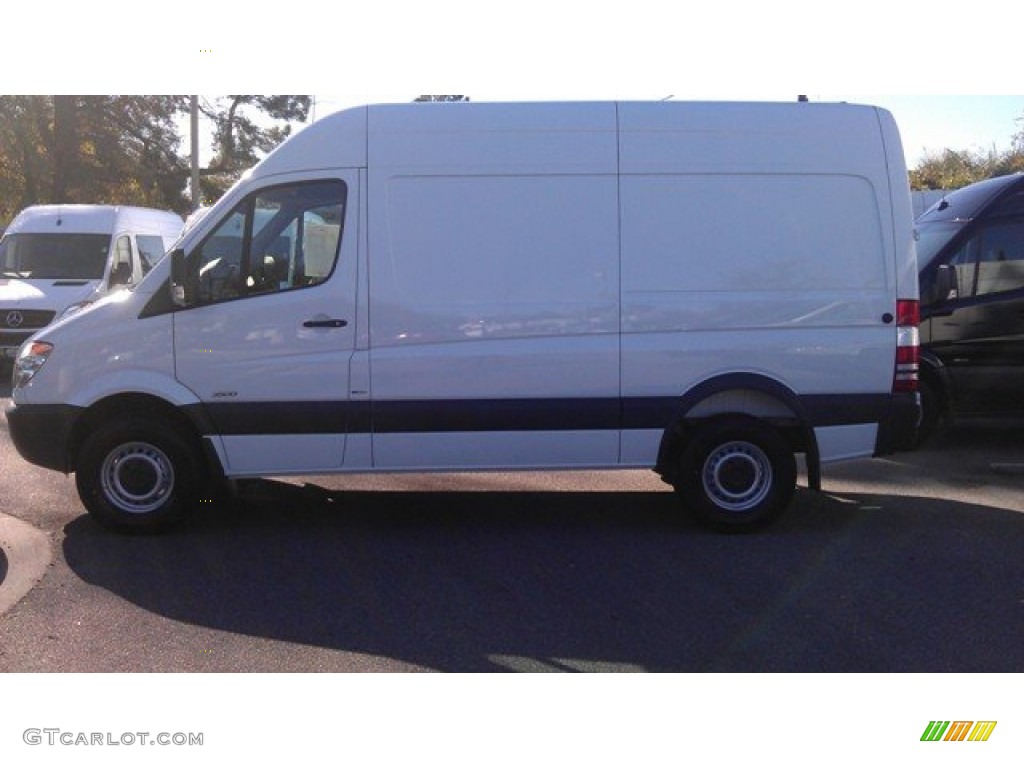 2012 Sprinter 2500 High Roof Cargo Van - Arctic White / Lima Black Fabric photo #1