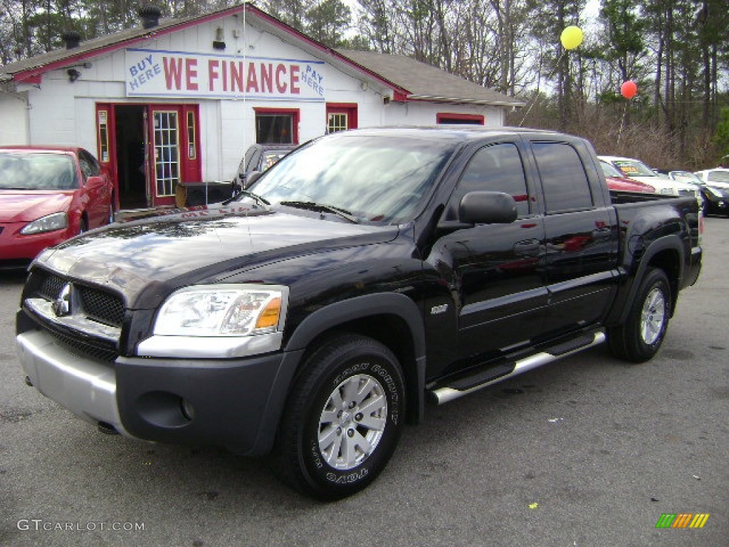 2006 Raider LS Double Cab - Carbide Black / Slate Gray photo #1