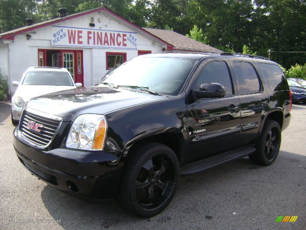 2007 Yukon SLT - Onyx Black / Ebony Black photo #1