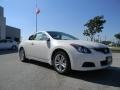 2012 Winter Frost White Nissan Altima 2.5 S Coupe  photo #3