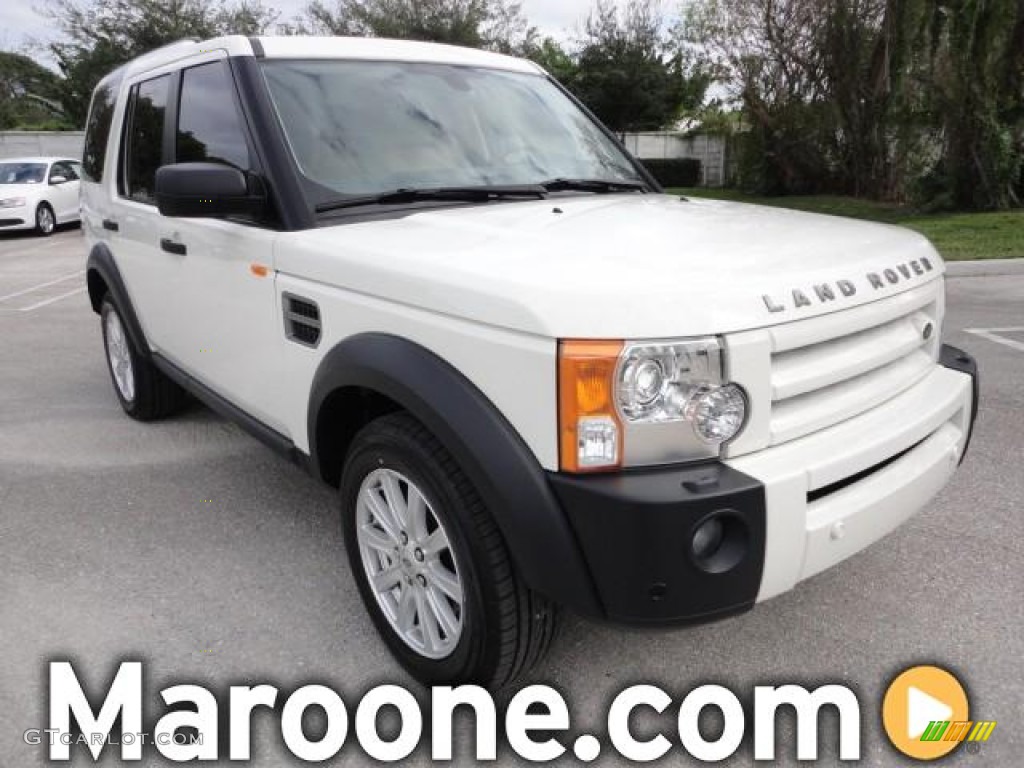 2007 LR3 V8 SE - Chawton White / Alpaca Beige photo #1