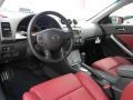 Red 2012 Nissan Altima 2.5 S Coupe Interior Color