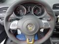 Interlagos Plaid Cloth Steering Wheel Photo for 2012 Volkswagen GTI #57948523