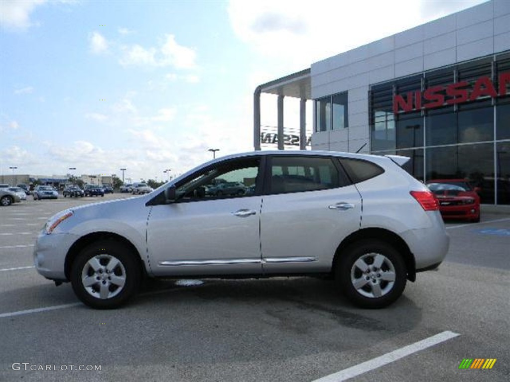 2011 Rogue S - Silver Ice Metallic / Black photo #6