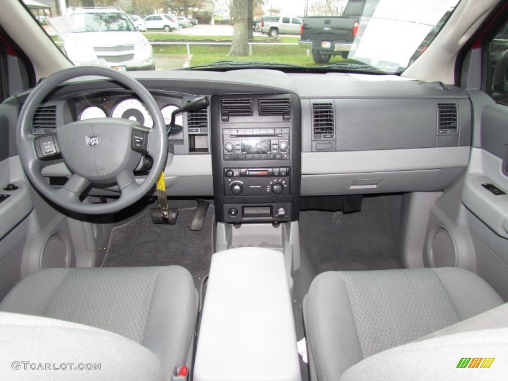 2008 Dodge Durango SXT Dark/Light Slate Gray Dashboard Photo #57949440