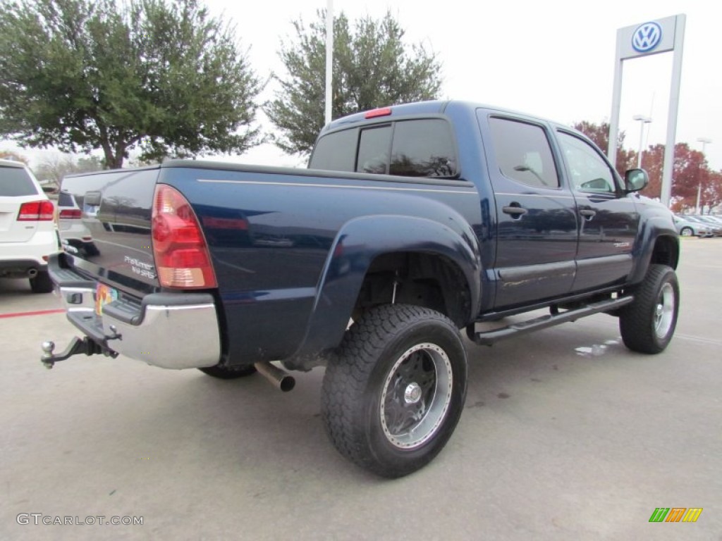 2005 Tacoma PreRunner Double Cab - Indigo Ink Blue Pearl / Taupe photo #5