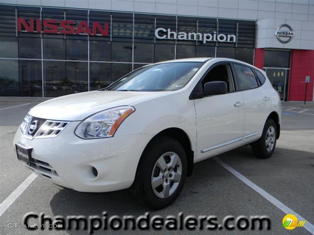2011 Rogue S - Pearl White / Black photo #1