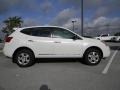 2011 Pearl White Nissan Rogue S  photo #3
