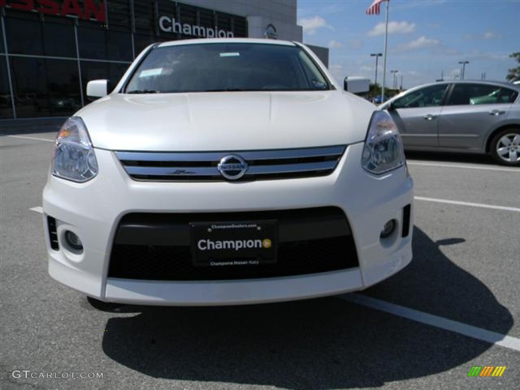 2011 Rogue S Krom Edition - Pearl White / Black photo #2