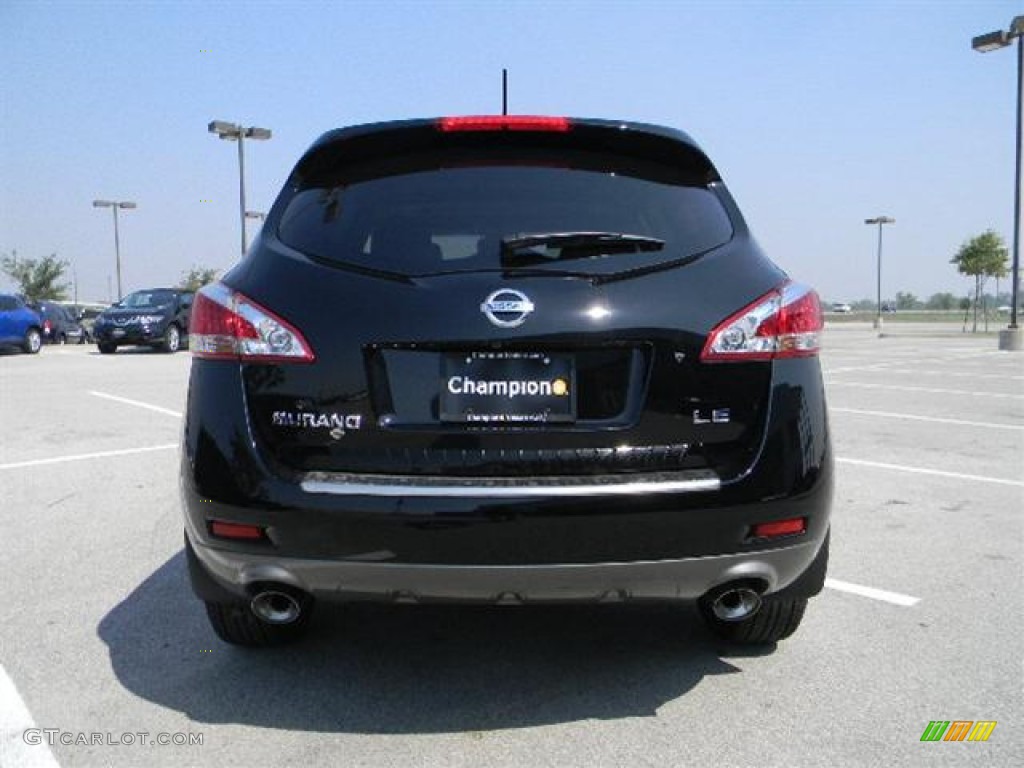 2011 Murano LE - Super Black / Black photo #5