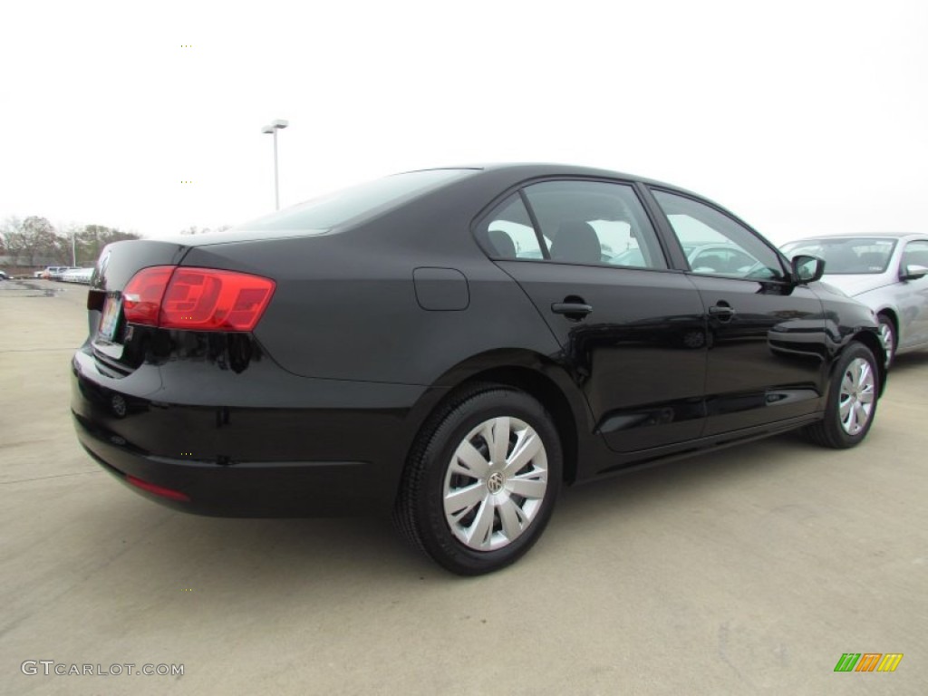 2012 Jetta S Sedan - Black / Titan Black photo #2